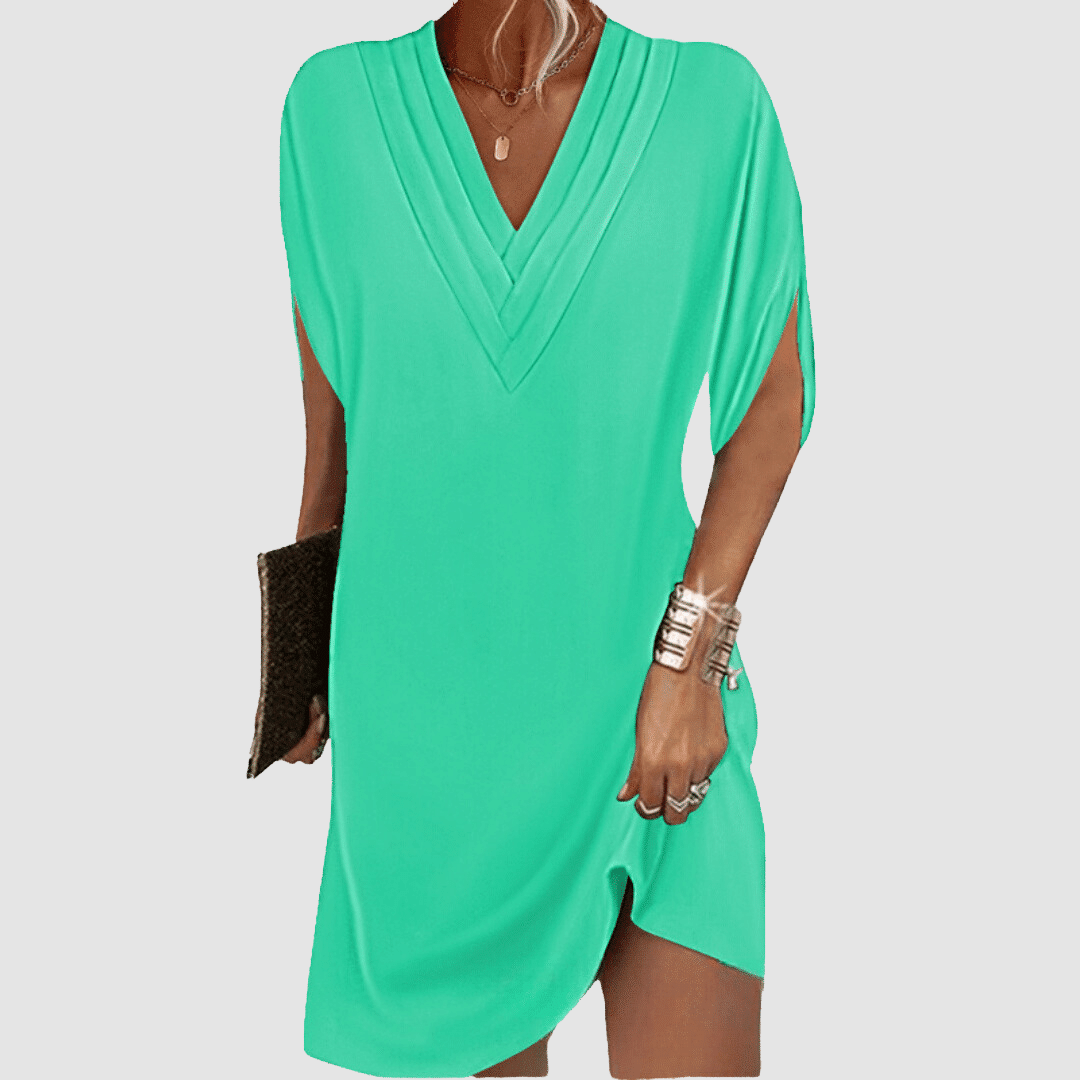 Robe Élégante à Manches Mi-Longues Alysa™