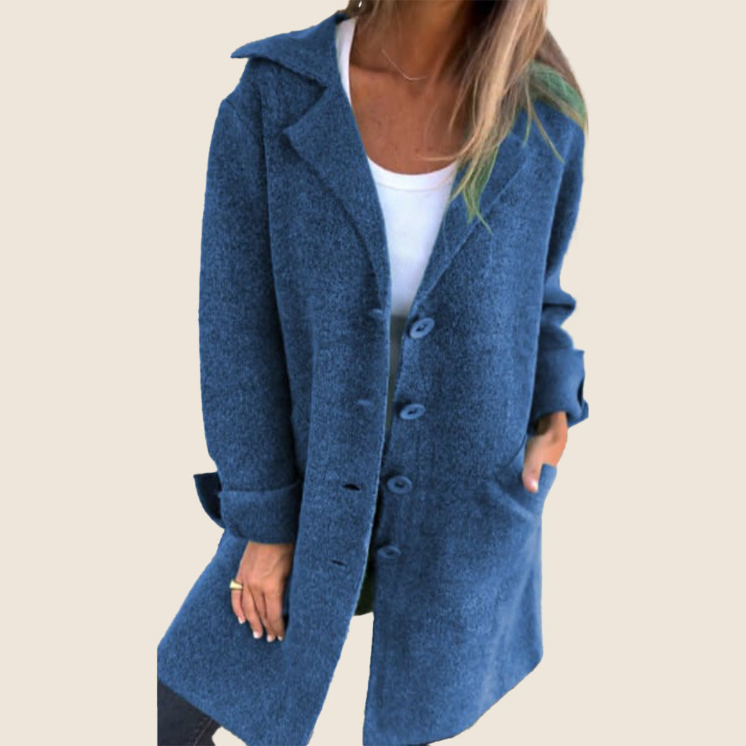 Solara™ | Soft Coat With Buttons