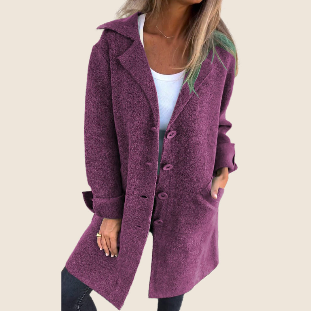 Solara™ | Soft Coat With Buttons