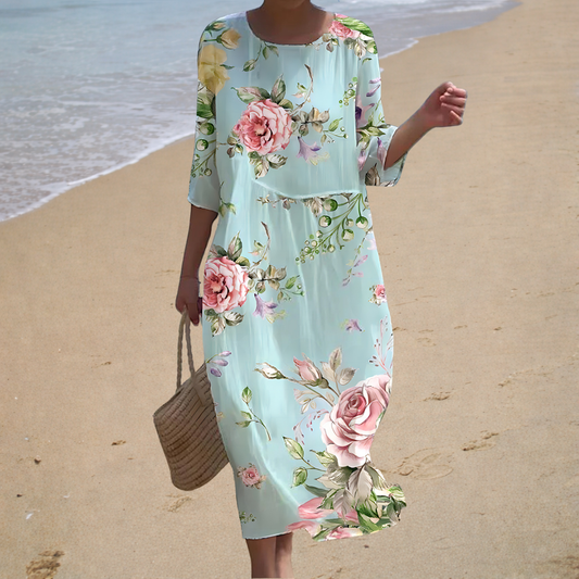 Robe longue fluide chic et confortable
