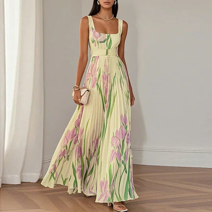 Grace | Robe Maxi A-Line Florale