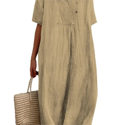 Silvana™ | Robe Maxi Texturée Détendue
