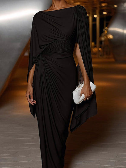 Robe Maxi Drapée Plissée Melyssa™