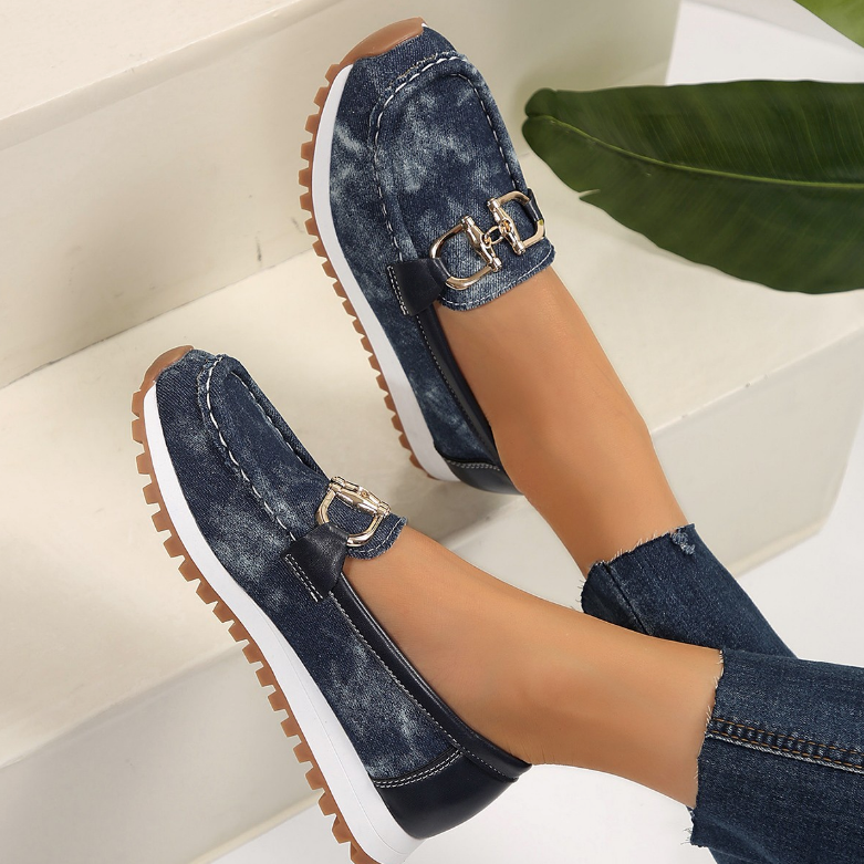 Eliza - Mocassins à boucle hybrides