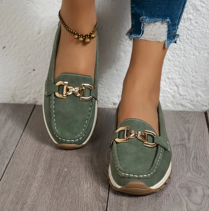 Eloise - Mocassins à Boucle Verte