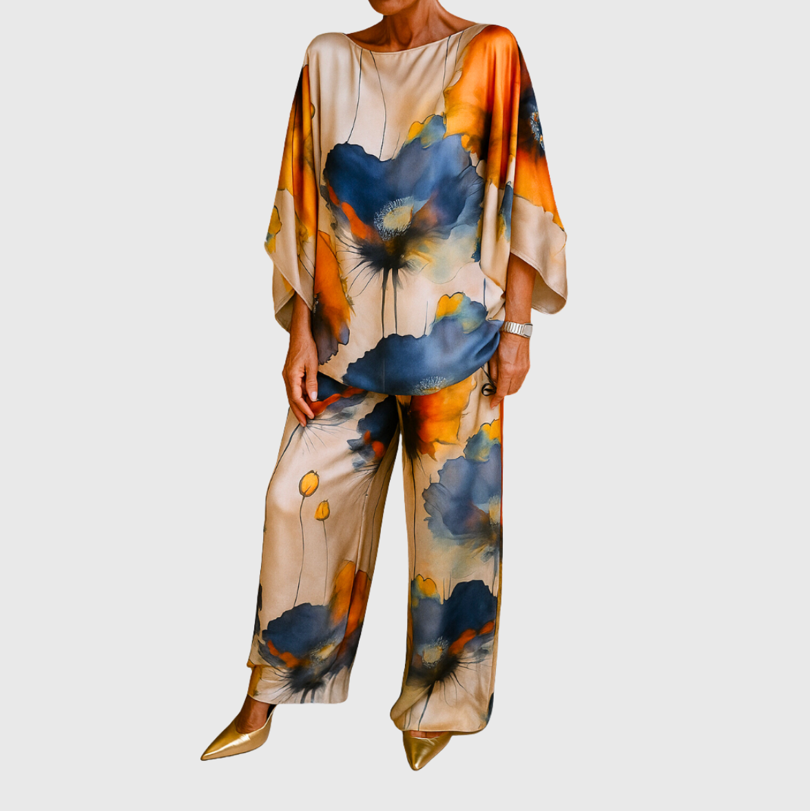 Maelora™ | Ensemble deux pièces en satin pour femme