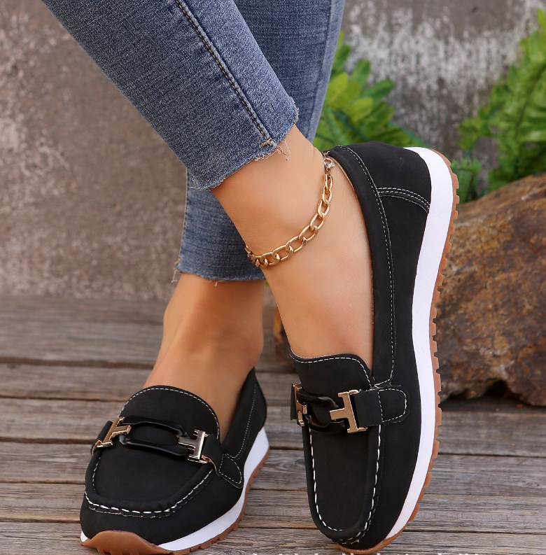 Emily - Mocassins à Chaîne Connectée