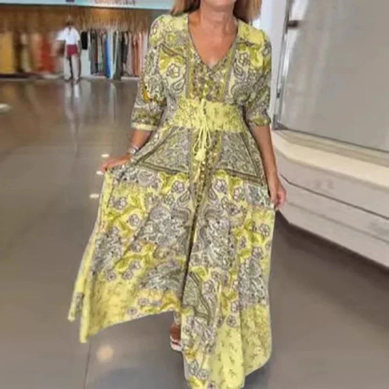 Ana | Vestido Estampado que Te Hace Sentir Libre