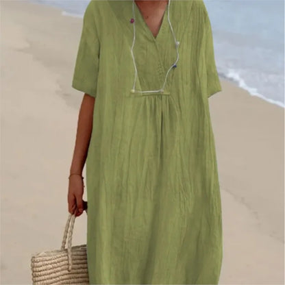 Silvana™ | Robe Maxi Texturée Détendue