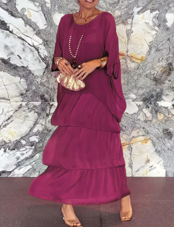 Camille™ | Elegant Flowing Maxi Dress