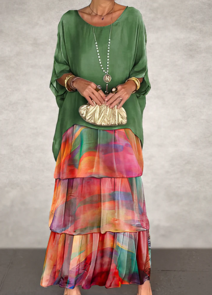 Camille™ | Elegant Flowing Maxi Dress