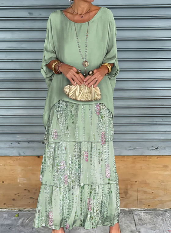 Camille™ | Elegant Flowing Maxi Dress