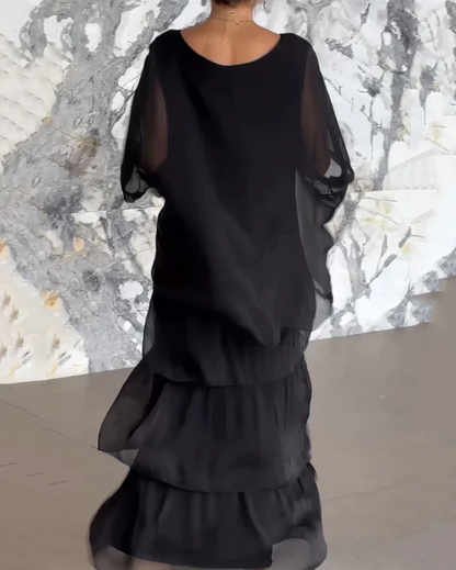 Camille™ | Elegant Flowing Maxi Dress