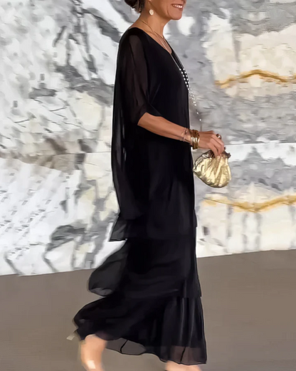 Camille™ | Elegant Flowing Maxi Dress