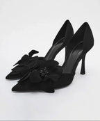 Kwiat popołudnia | Eleganckie buty na wysokim obcasie od projektanta