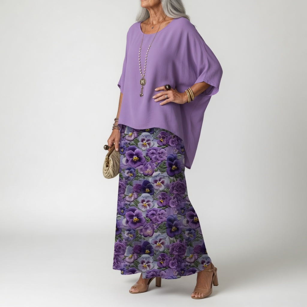 Charlotte™ — Flowing Maxi Dress with Bohemian Ruffles