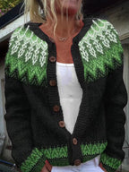 Sadie | Vintage Islandzki Sweter z Wełny