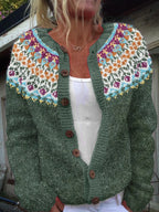 Alice | Vintage Islandzki Sweter z Wełny