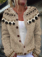 Aubree | Vintage Islandzki Sweter z Wełny