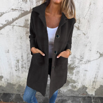 Veloria™ | Chunky Elegance Coat