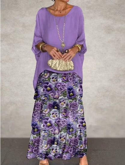 Camille™ | Elegant Flowing Maxi Dress