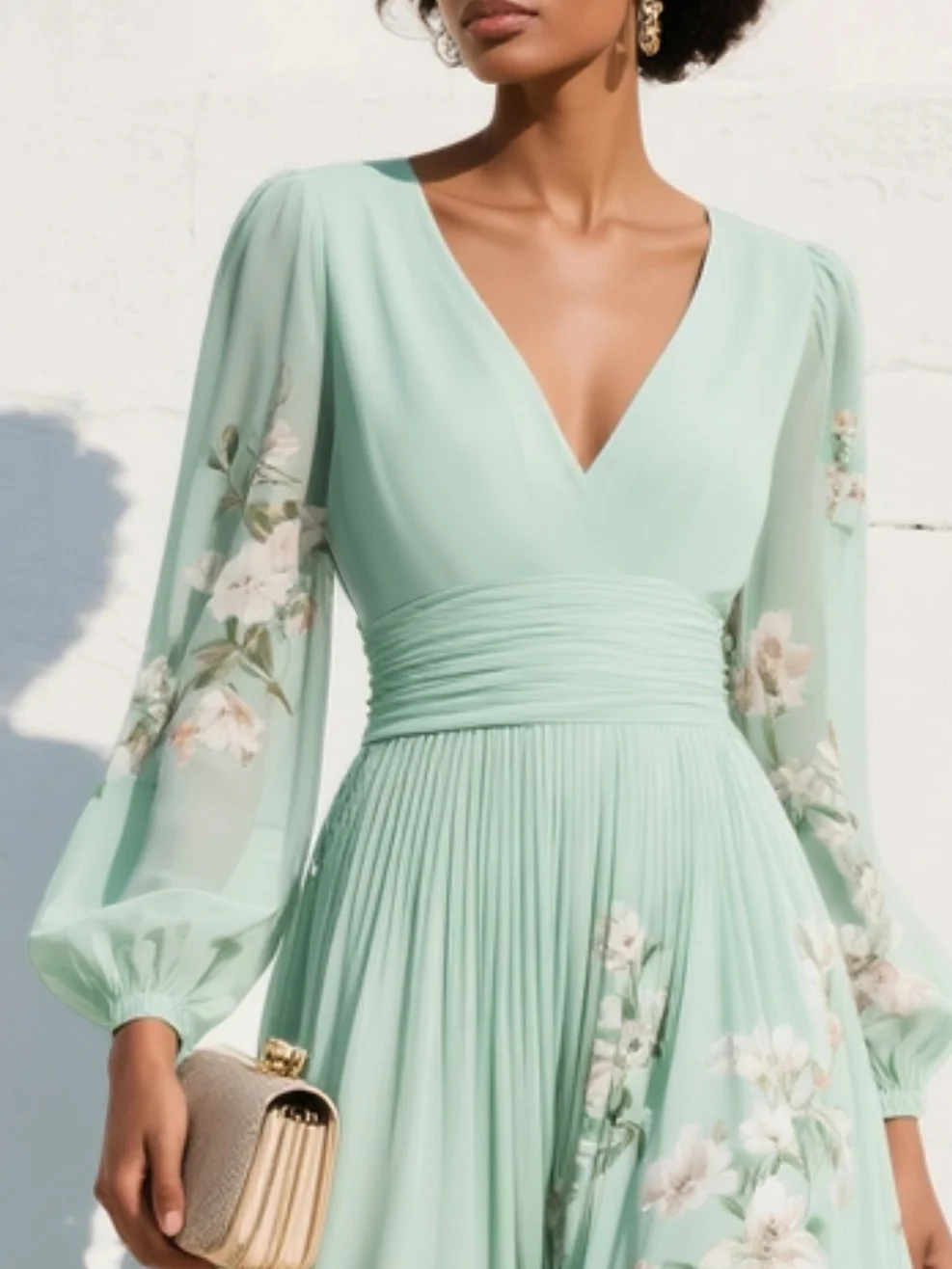 Sadie™ | Robe en chiffon à motif floral
