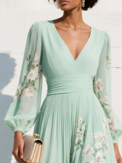 Sadie™ | Robe en chiffon à motif floral