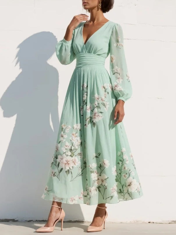 Sadie™ | Robe en chiffon à motif floral