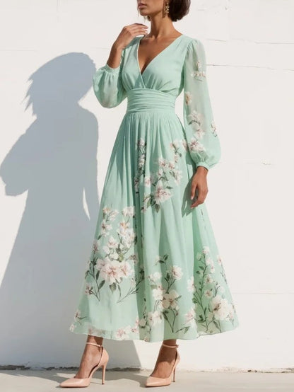 Sadie™ | Robe en chiffon à motif floral