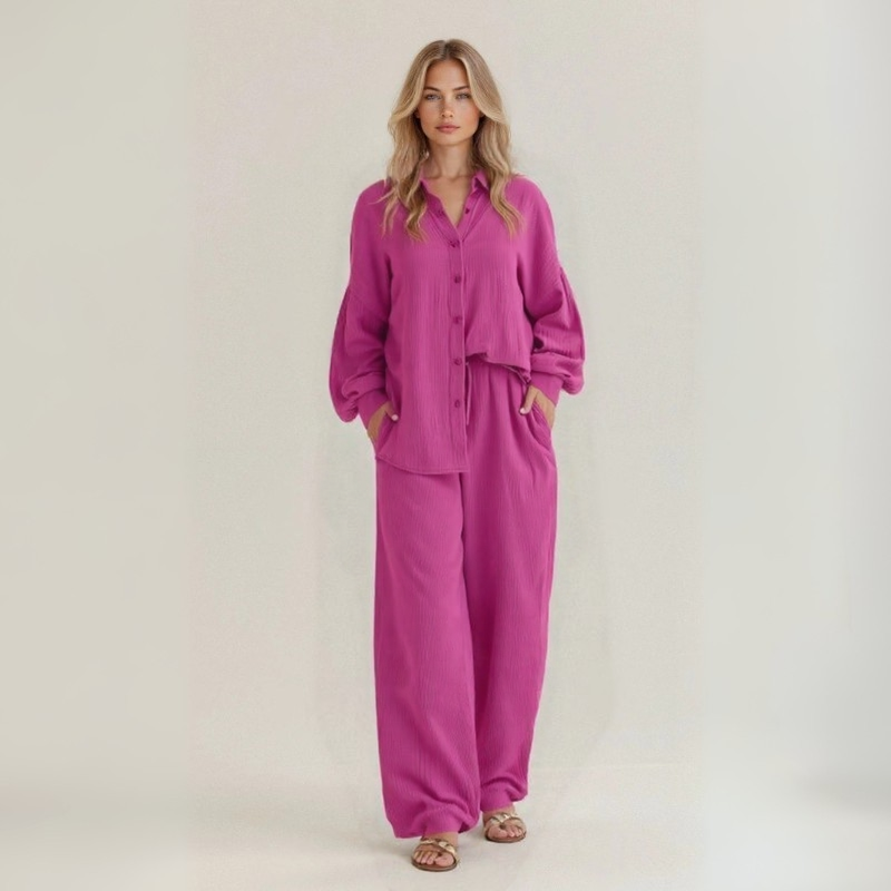 LiviaCoast™ | Completo estivo in puro lino naturale