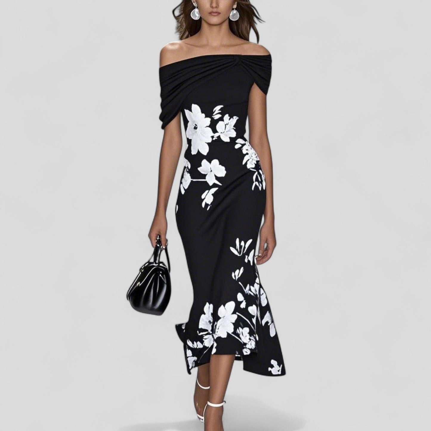 Lindsey | Elegant Midi Dress