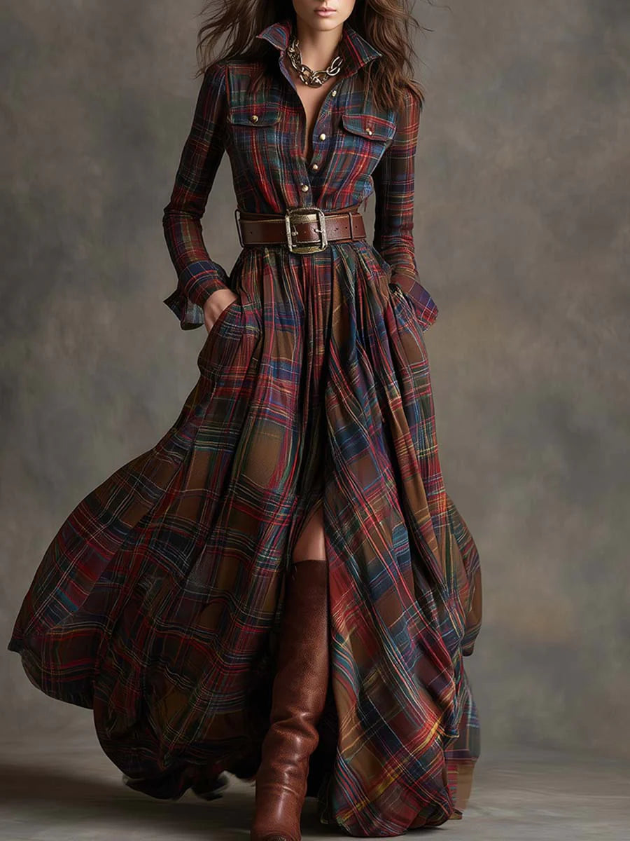 Riley™ | Sharp Elegance Shirt Dress