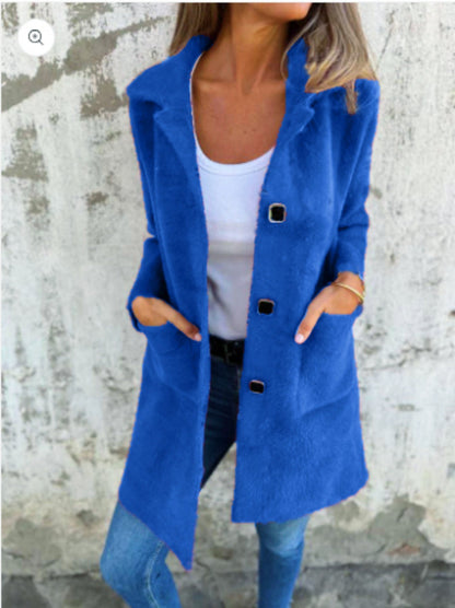 Veloria™ | Chunky Elegance Coat