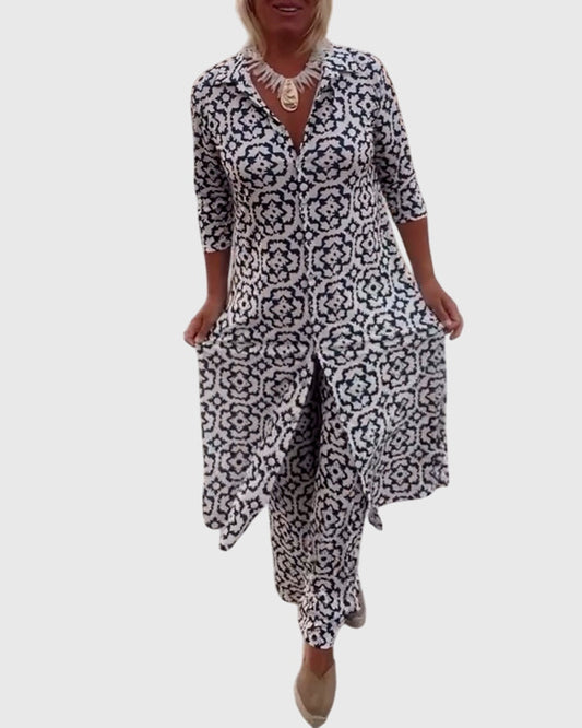 Gabriella™ | Ensemble vintage élégant en deux pièces