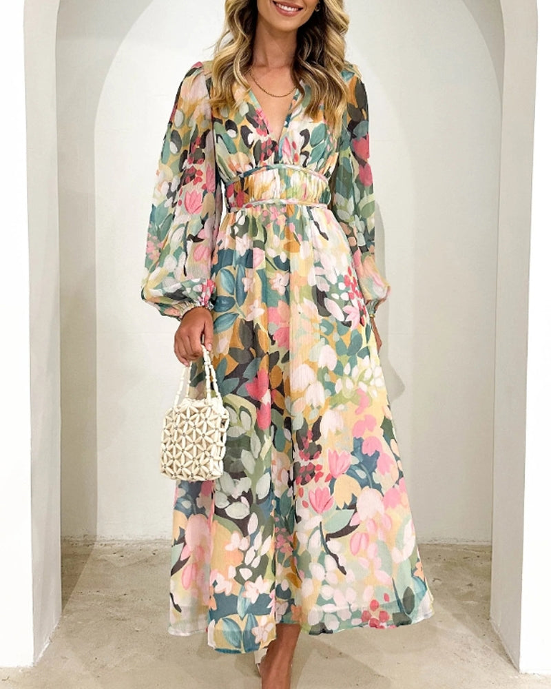 Celine | Robe Florale Féminine