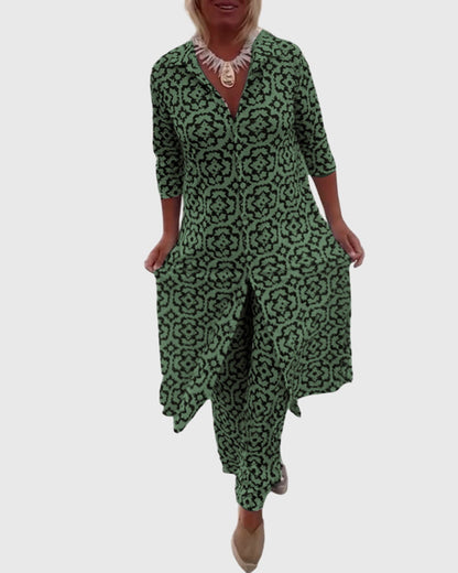 Gabriella™ | Ensemble vintage élégant en deux pièces