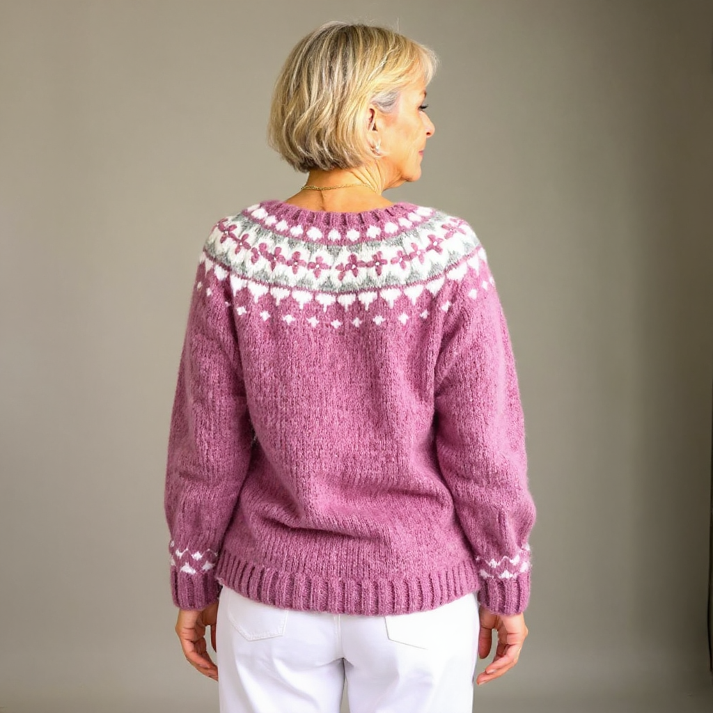 Maya | Vintage Islandzki Sweter z Wełny