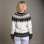 Alexa | Vintage Islandzki Sweter z Wełny