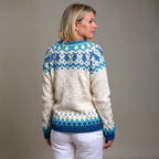 Eva | Vintage Islandzki Sweter z Wełny