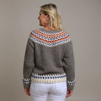 Gabriella | Vintage Islandzki Sweter z Wełny
