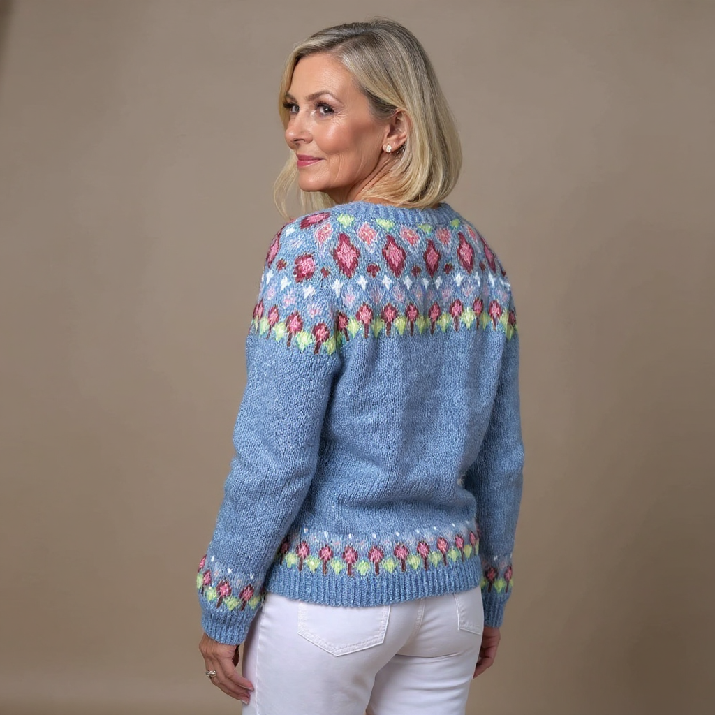 Quinnie | Vintage Islandzki Sweter z Wełny