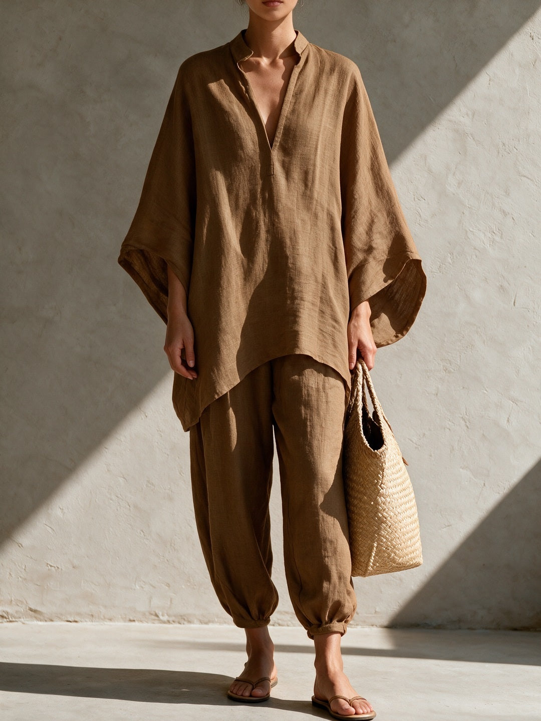 Sorelle™ Vネック ワイドセットアップ