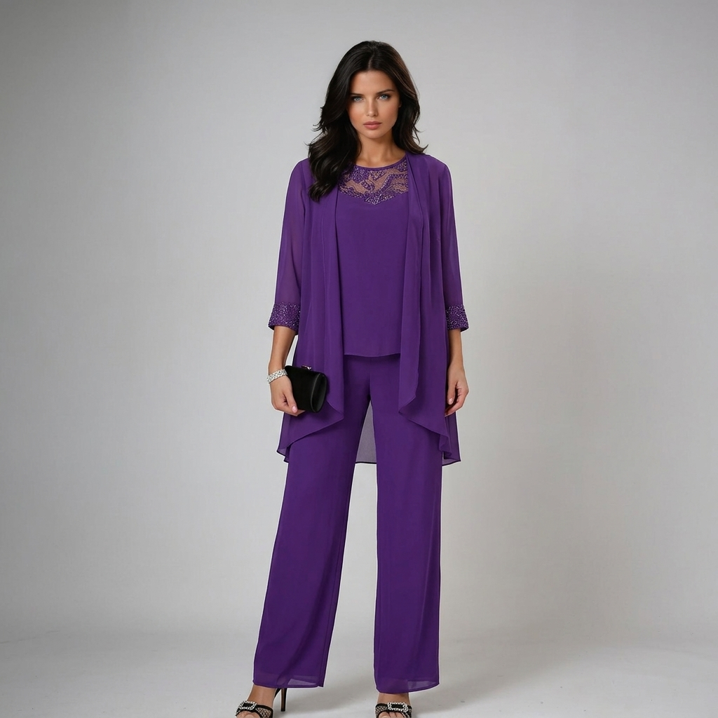 Nevaeh™ | Ensemble Trois Pièces Élégant Occasion