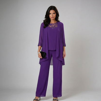 Nevaeh™ | Ensemble Trois Pièces Élégant Occasion