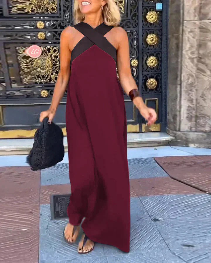 Quirine™ | Robe Maxi à Devant Enveloppé
