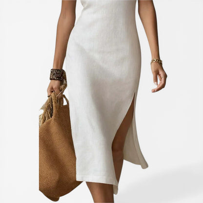 Yassi™ Robe midi à côtes