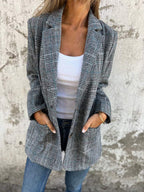 Zanovia™ | Casual checked blazer
