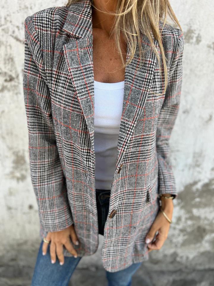 Zanovia™ | Casual checked blazer