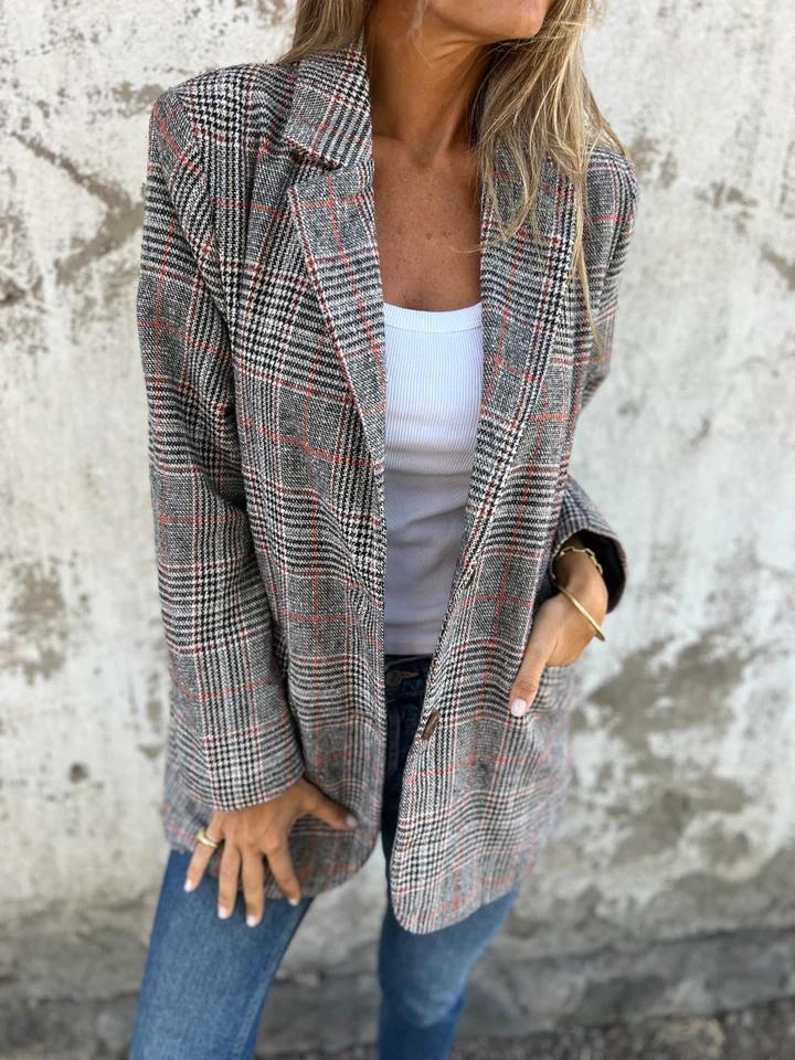 Zanovia™ | Casual checked blazer