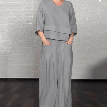 Noa | Loose Minimalist Two-Piece Set